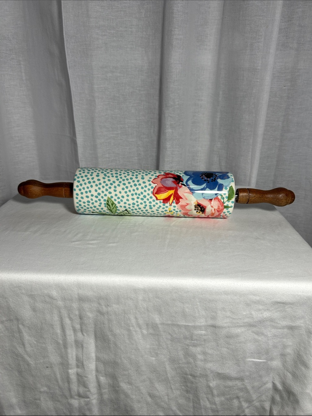 The Pioneer Woman SPRING MELODY Ceramic Rolling Pin (retired)
